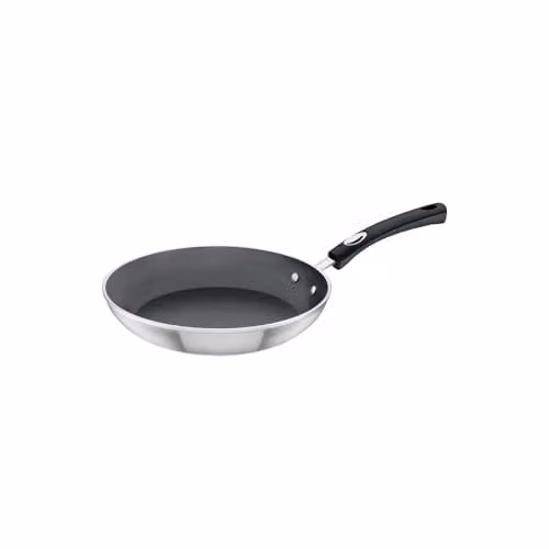 Tramontina Non-Stick Aluminium Frying Pan with Silicone Handle, Black/Grey, 2.0 l – 1