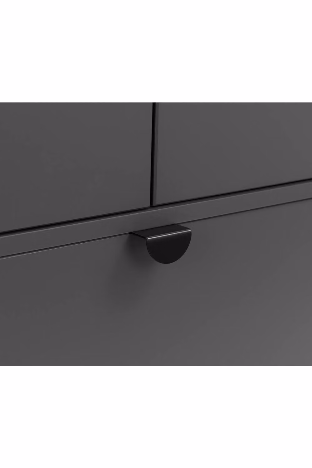 Julian Bowen Chloe 2 Door 1 Drawer Wardrobe in Grey and Black – 6
