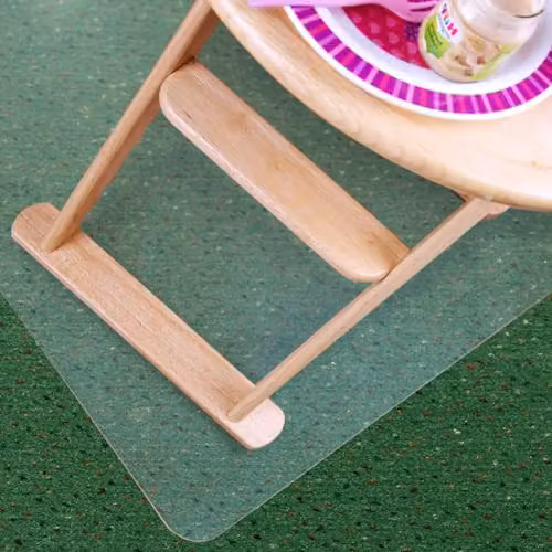 Floortex Homemat Rectangular Multi-Purpose Mat, Transparent, W: 120 cm, D: 75 cm – 4