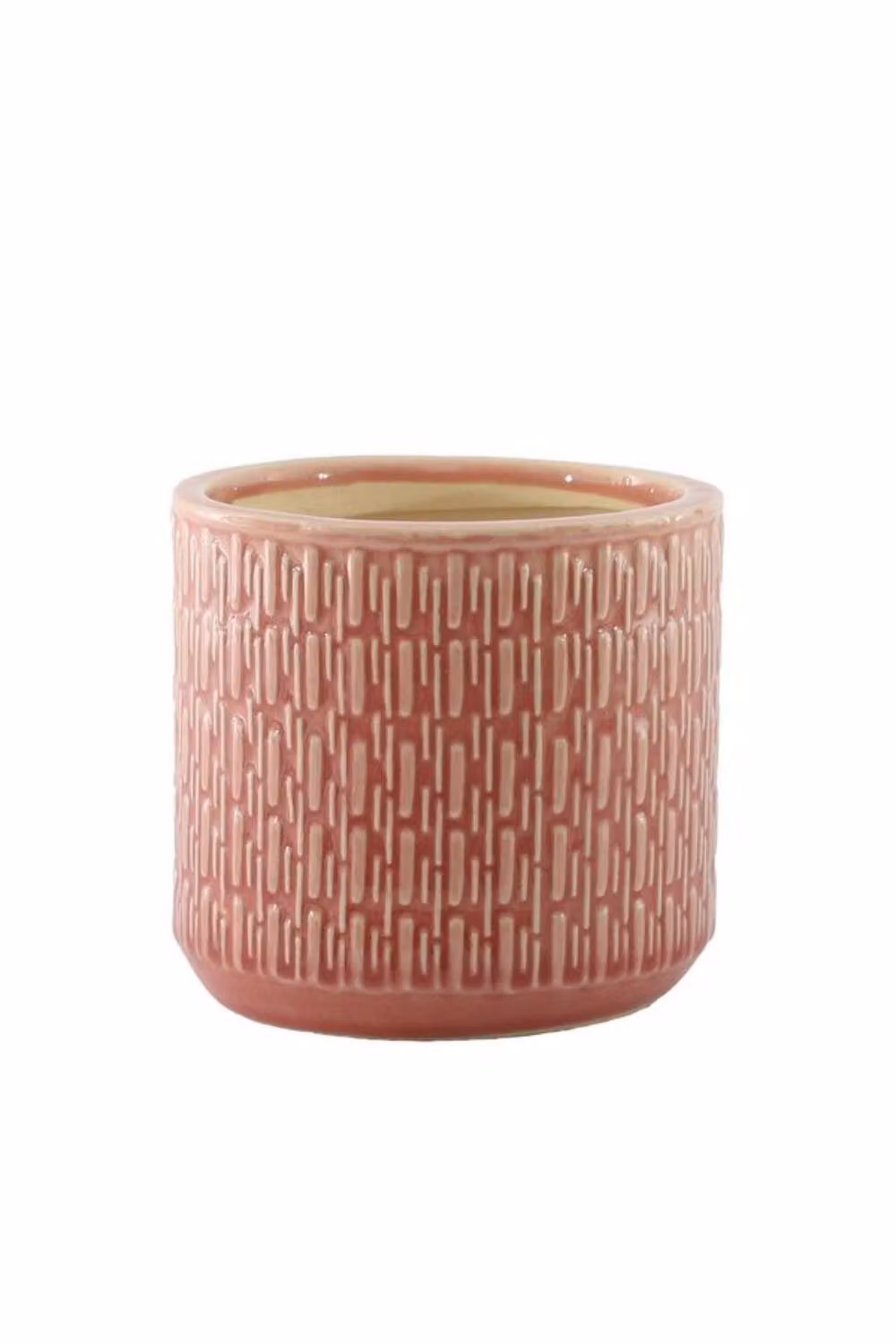Hortus Gosford Ceramic Tabletop Pot, Pink, H 19 cm x Dia 21 cm – 2