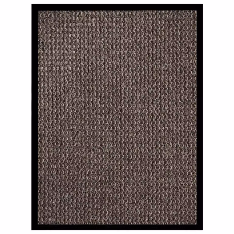 Berkfield Home Non-Slip Brushing Doormat, Beige, W: 60 cm, D: 80 cm