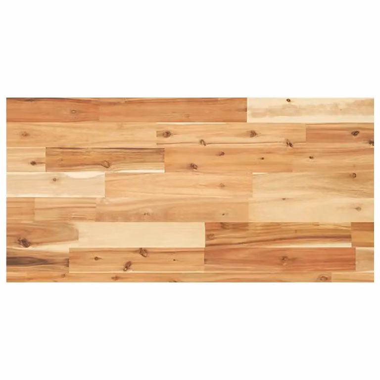 Berkfield Home Floating Shelf in Brown Oil Finished Solid Acacia Wood, W/D/H: 80 x 40 x 4 cm