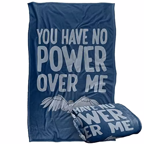 LOGOVISION Labyrinth Movie Stars Silky Touch Super Soft Blue Fleece Throw Blanket W/D/H: 91 x 147 cm – 1
