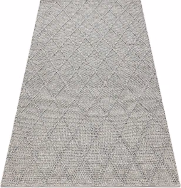 RugsX Tahar Hand-Knotted Wool Rug in Grey, W/D: 200 x 290 cm – 1