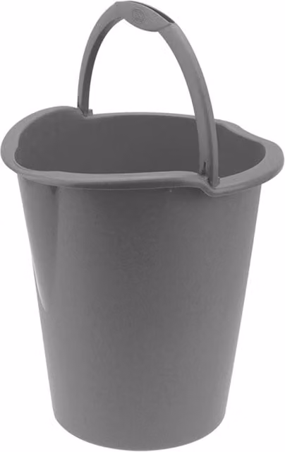 Tontarelli Grey Plastic Bucket 10L
