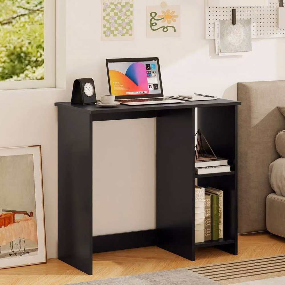 Kelvenix Modern Black Small Computer Desk for Home Office – 3