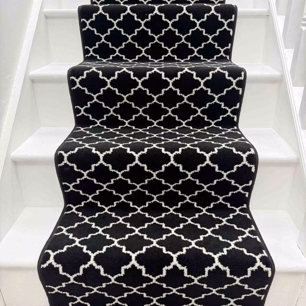 runrug Avanti Stair Runner Carpet in Black, W: 60 cm x L: 660 cm – 5