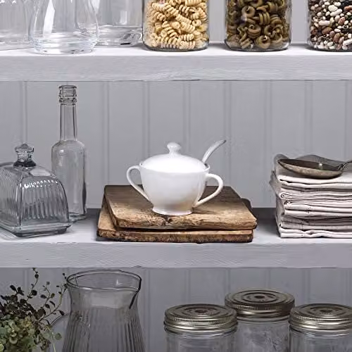WM Bartleet & Sons 1750 Traditional Porcelain Sugar Bowl with Lid and Spoon, White, Diameter: 13 cm – 3