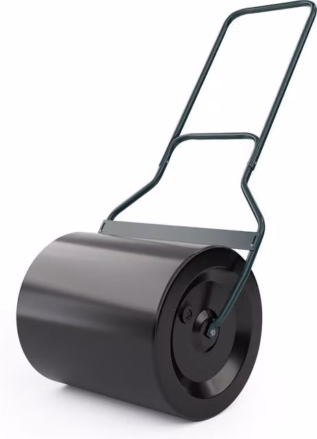 COSTWAY Manual Metal Garden Lawn Roller in Black