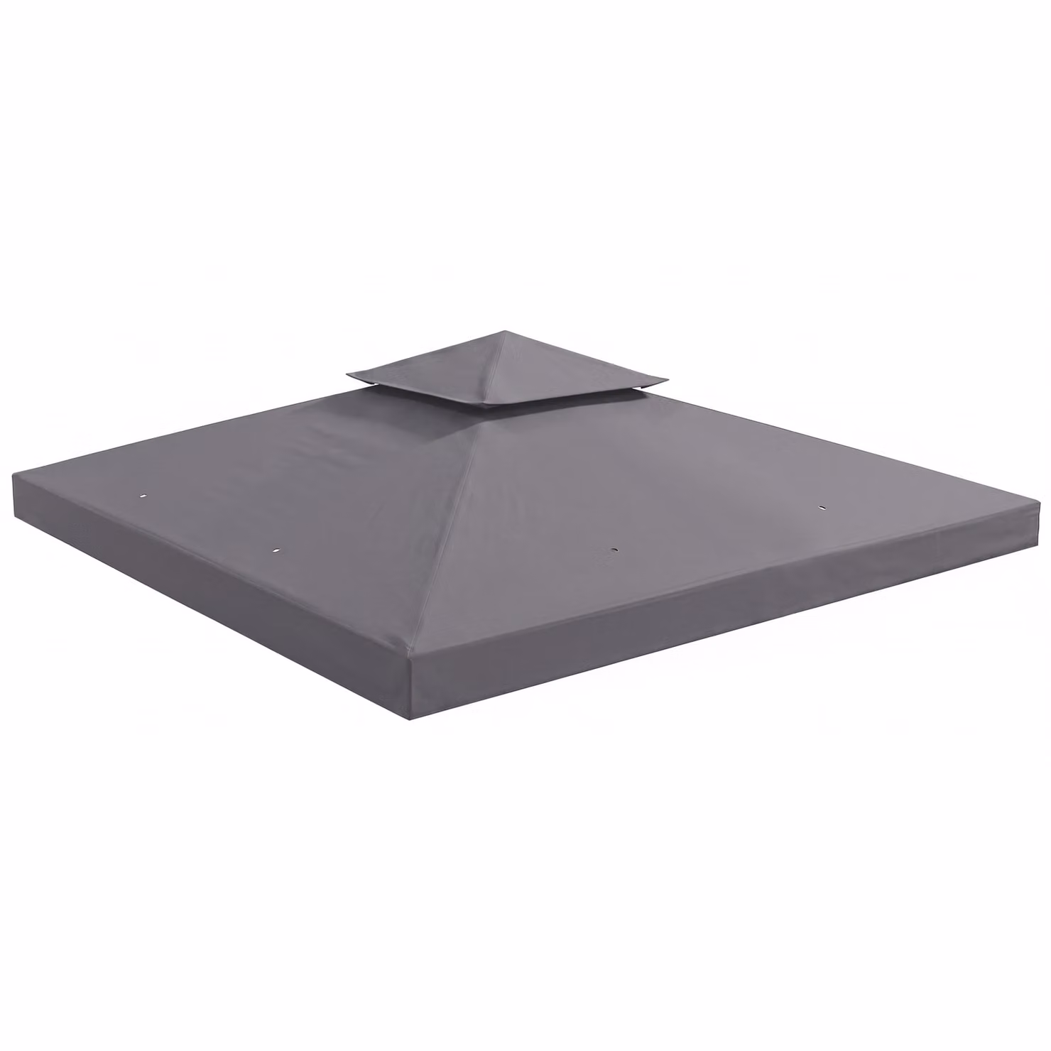 Outsunny Replacement Gazebo Canopy Roof Top Cover in Deep Grey, 3 x 3 m – 7