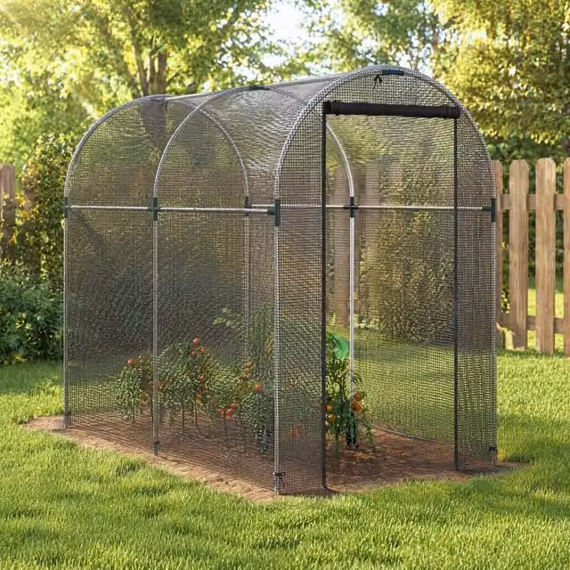 STILVORA Fruit Cage with Zipped Door, Black, W/H: 120 x 240 cm – 1