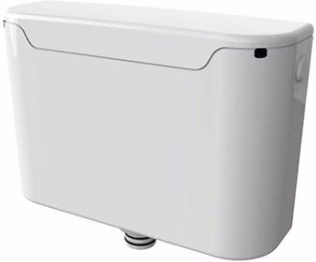 Thomas Dudley Miniflo Concealed Dual Flush Cistern, Bottom Entry, White