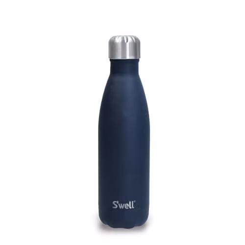 S'well Azurite Vacuum-Insulated Stainless Steel Drinks Bottle, Blue, 500ml – 1