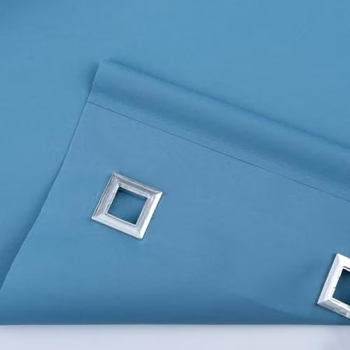 A.Unique Home Trimmable Square Eyelet Roller Blind in Blue Stone, W: 60 cm, H: 170 cm – 2