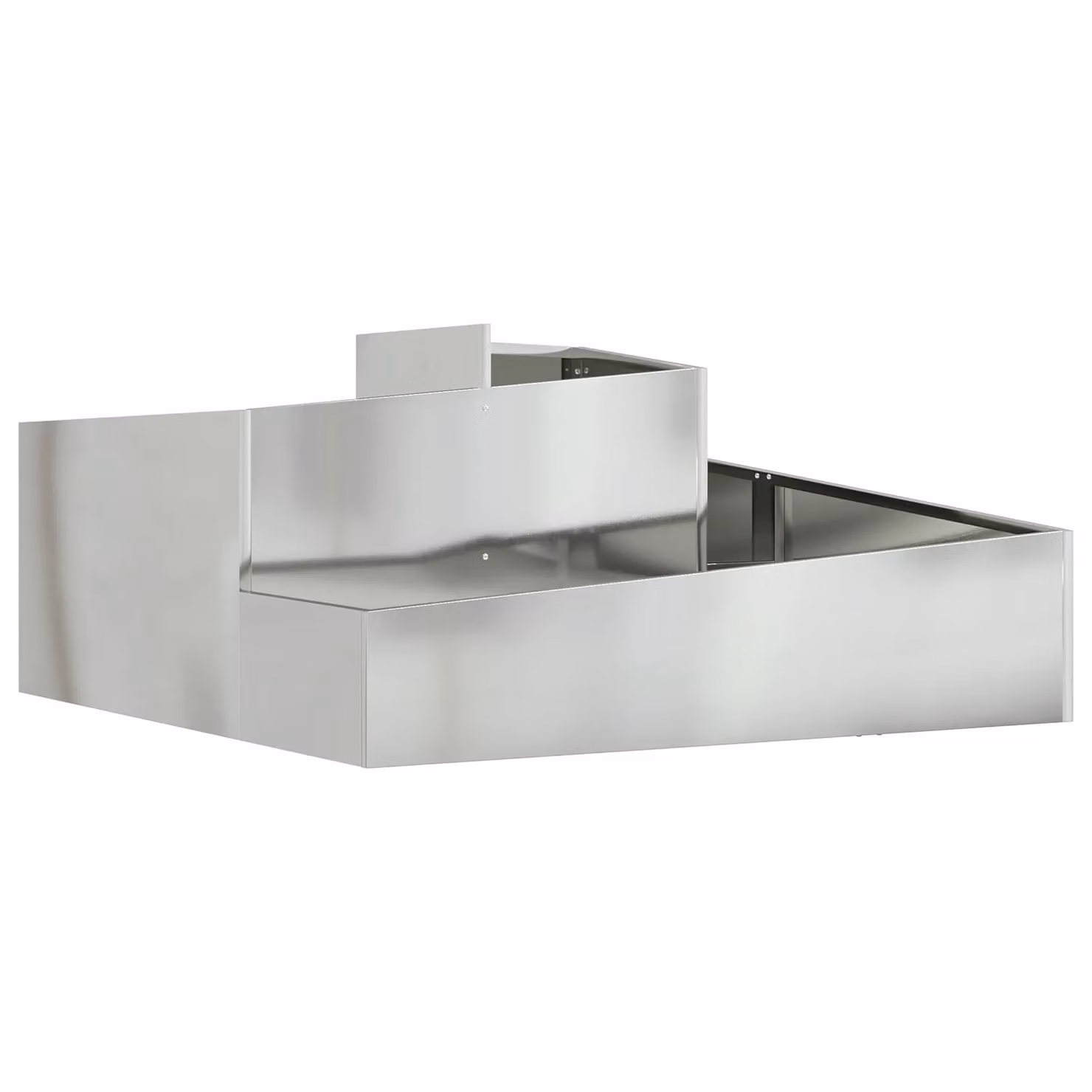 Berkfield Home Galvanised Metal Planter Tub in Silver – 1