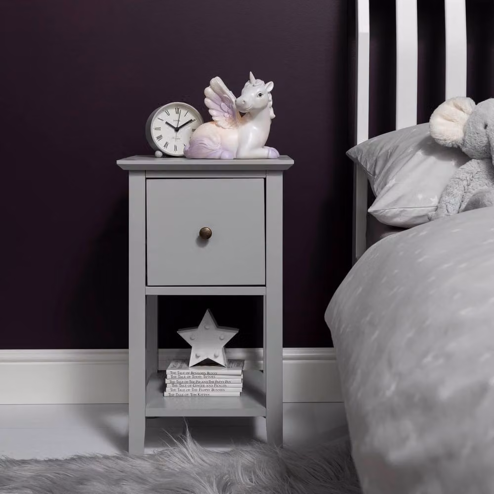 Nöa and Nani Asora Bedside Table with Drawer in Silk Grey – 3