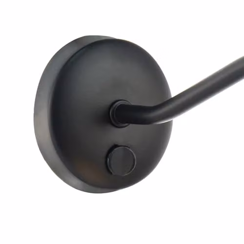 Happy Homewares Classic Traditional Adjustable Picture Wall Light Fitting in Black with Rocker Switch, W/D/H: 23 x 22 x 14 cm – 2