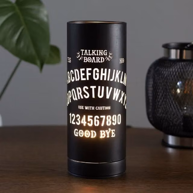 KDMK Retro Black Metal Electric Aroma Lamp with USB Touch Control and Warm White Light