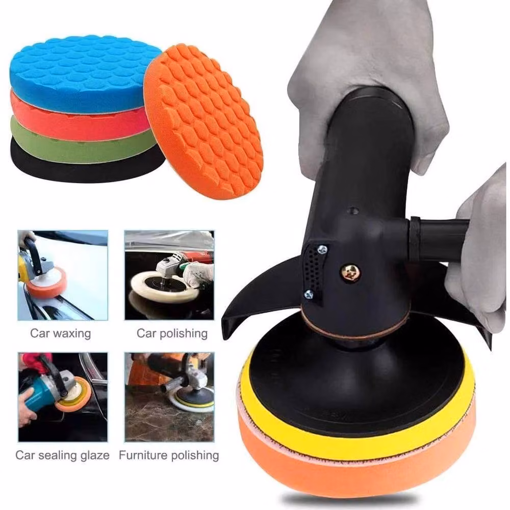SPETLEK 5-Piece Multicolour Replacement Polishing Pads for Orbital Polishers – 2