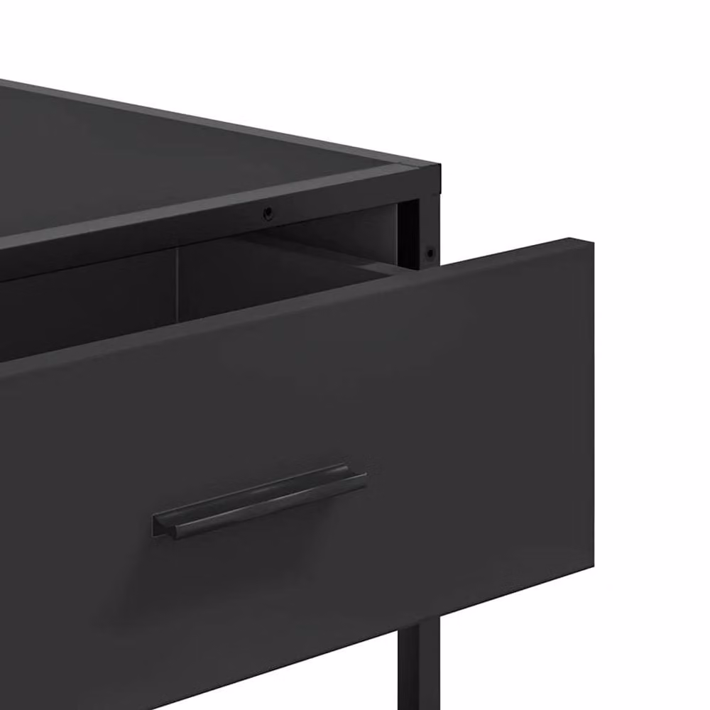Berkfield Home Decorative Console Table in Black, W/D/H: 90 x 35 x 80 cm – 3