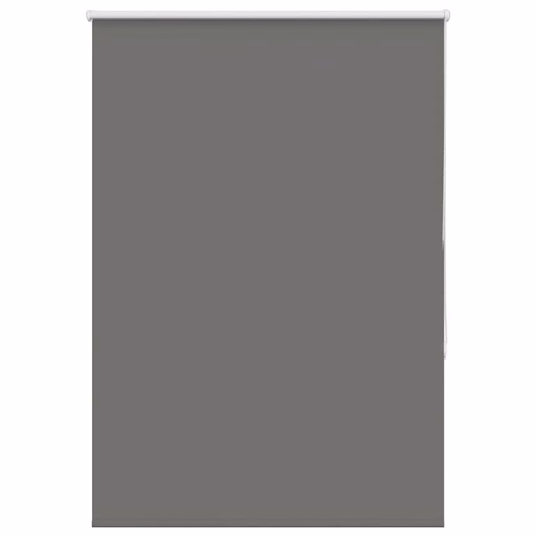 Berkfield Home Grey Blackout Roller Blind, Polyester, W: 90 cm, H: 175 cm