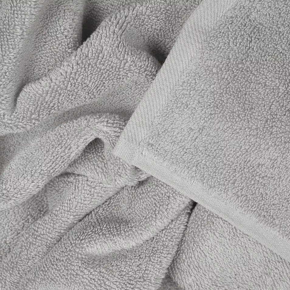 Allure Bath Fashions Luxury Egyptian Cotton Towel Set in Grey, Pack of 3, W: 70 cm, L: 120 cm – 2