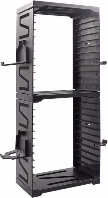 FLAVORA Universal Game Disc Storage Tower Vertical Stand in Black