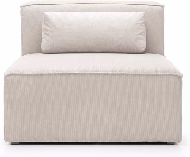 Abakus Direct Doris Armless Chair Module in White