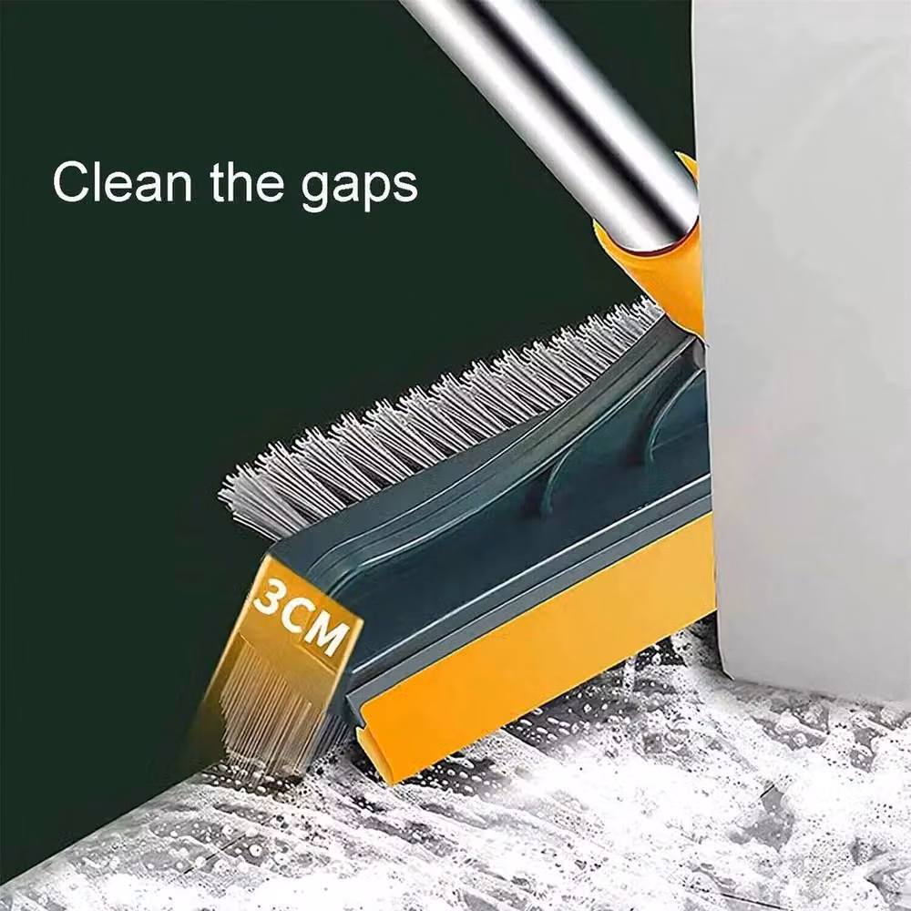 PAWNORA 3 in 1 Floor Scrub Brush with Scraper, Yellow and Green – 5