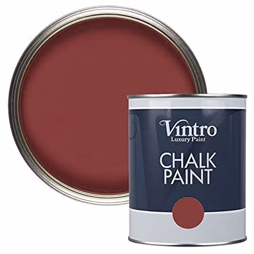 Vintro Mulberry Chalk Paint with Ultra Matt Finish, 1 Litre