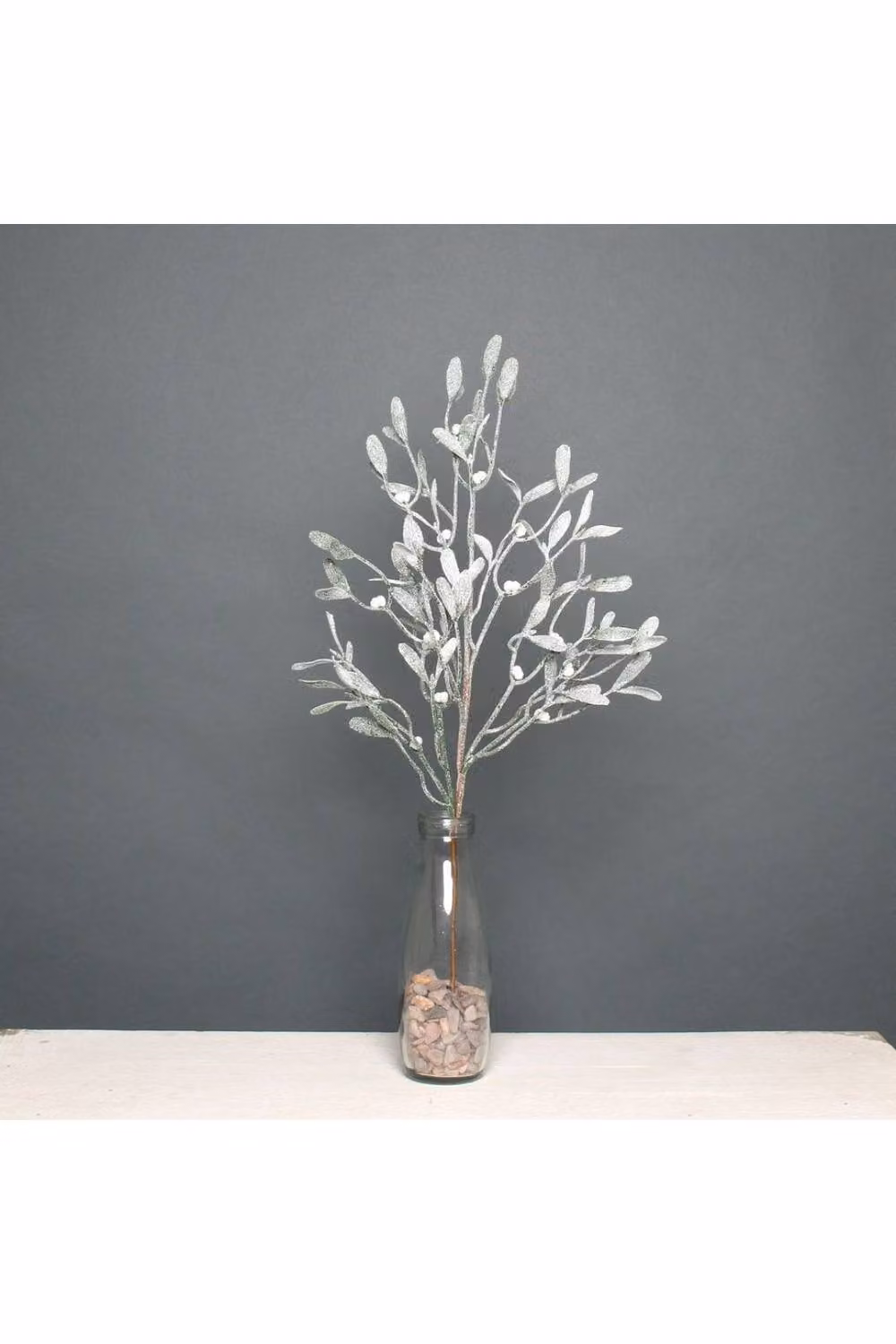 KDMD Mistletoe Frosted Spray 3 Pack in Silver – 2