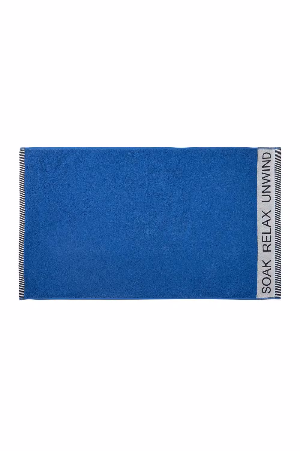 Catherine Lansfield Relax and Unwind Cotton Terry Hand Towel, Blue, W: 50 cm, H: 85 cm – 3