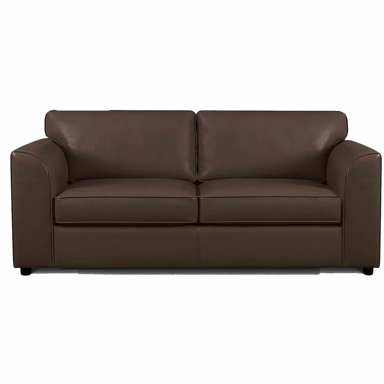 Furnishings For Less UK Danbury Synthetic Leather 2 Piece Sofa Set with 3 Seater and 2 Seater Sofas in Black, Brown or Grey – 2
