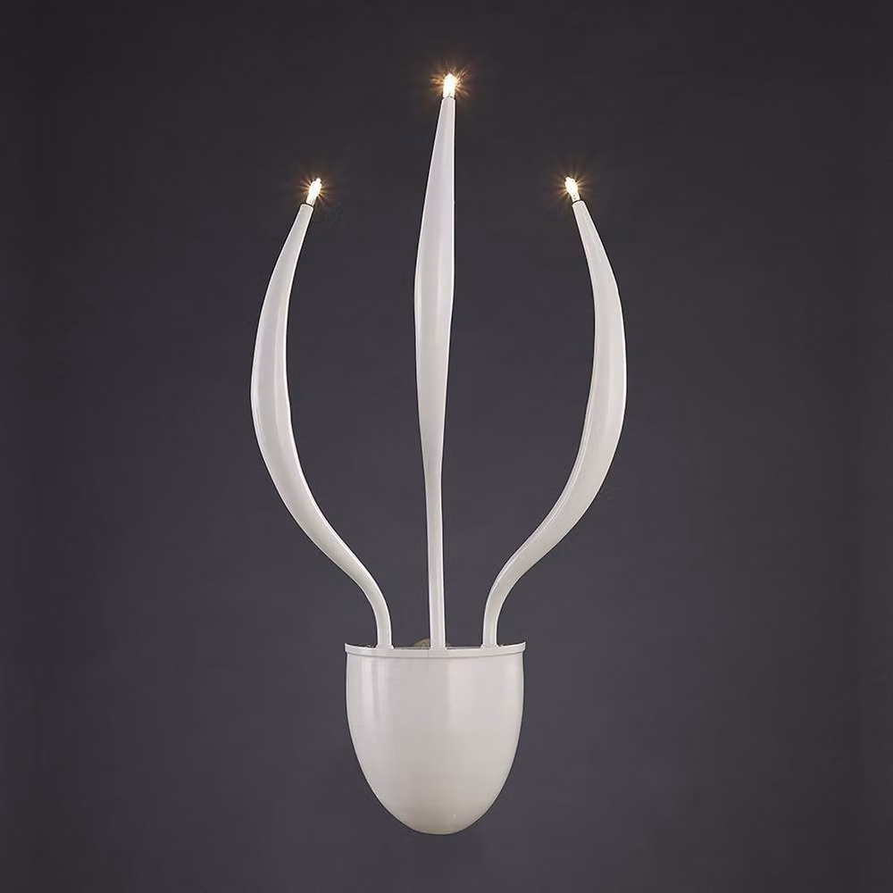 Netlighting Llamas 3-Light Wall Lamp in White – 2