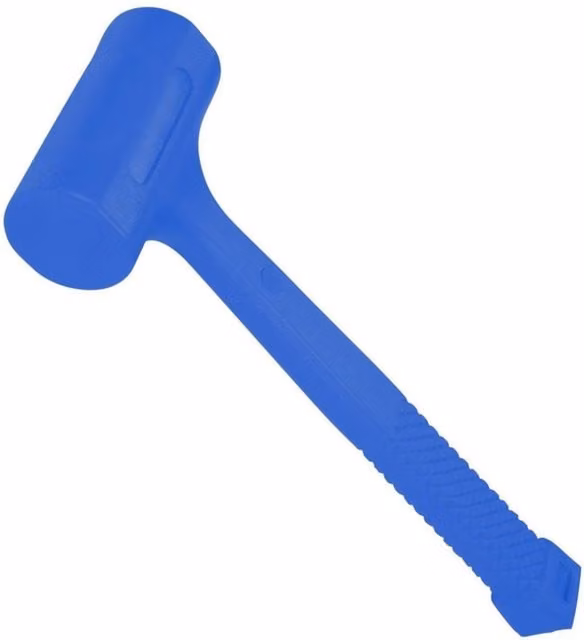 Bluespot Tools Soft Dead Blow Hammer, 720g, Blue and Multicolour