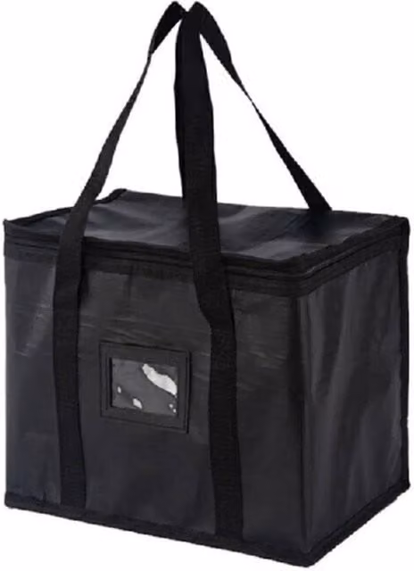 Kelvenix 2-Piece Insulated Food Delivery Bags, Black, 70L Capacity – 1