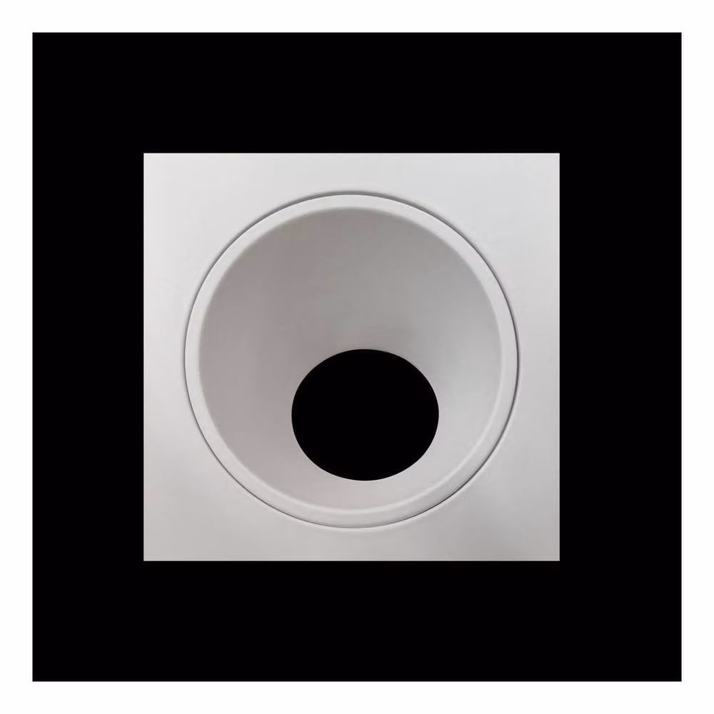 Netlighting Brandon Square Recessed Downlight, Matt White, 1 x GU10 (Max 12W) – 3