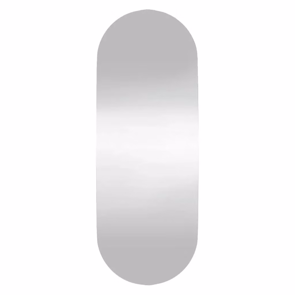 Berkfield Home Classic Oval Glass Wall Mirror in Silver, W: 40 cm, H: 15 cm – 2