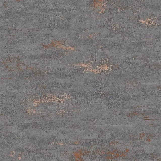 I Love Wallpaper Cobalt Industrial Metallic Abstract Wallpaper in Dark Grey