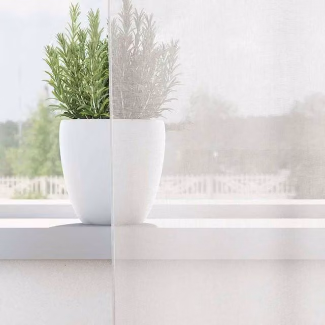 Berkfield Home White Voile Fabric Curtain Panels with Eyelets, 2 Pack, W: 140 cm, H: 175 cm