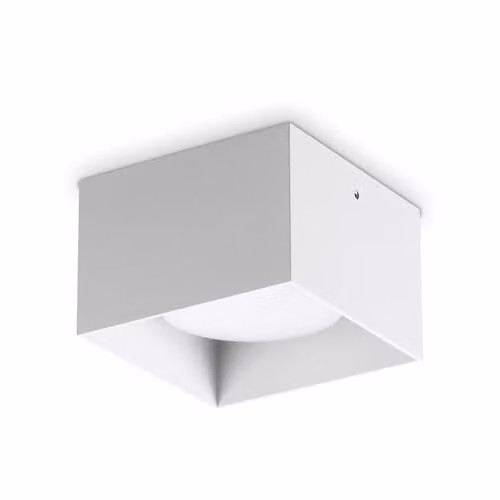 Netlighting Ideal Lux Spike Square Surface Mounted Ground Spike Downlight White