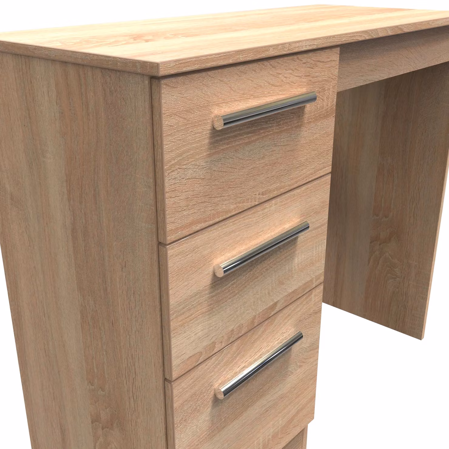 2 U Trent 3 Drawer Vanity in Light Oak – 3