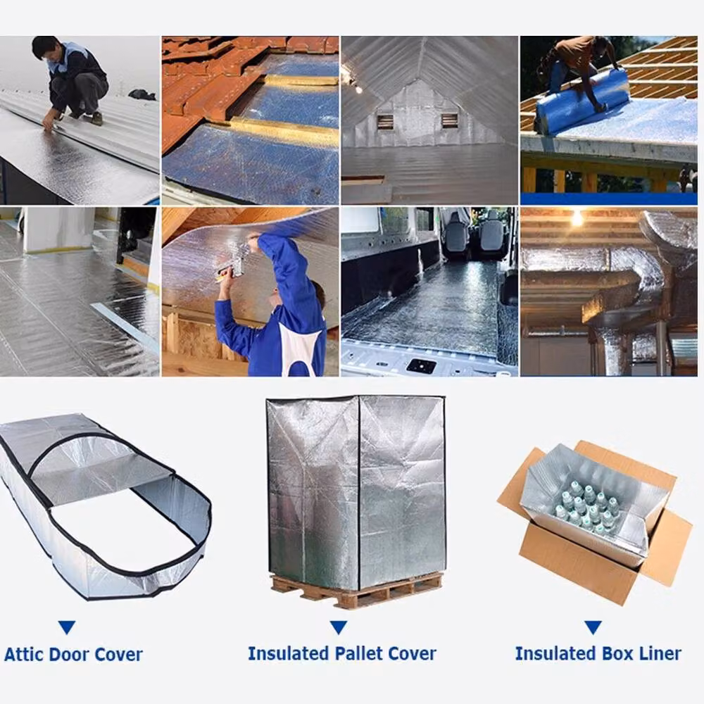 Spetlek Double Bubble Foil Aluminium Insulation, Silver, W: 40 cm, L: 15 m – 3