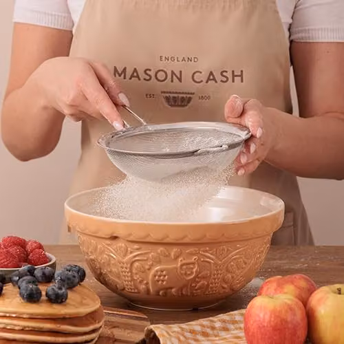 Mason Cash in the Forest Stoneware Mixing Bowl, 2 Litre, Beige and Brown – 3