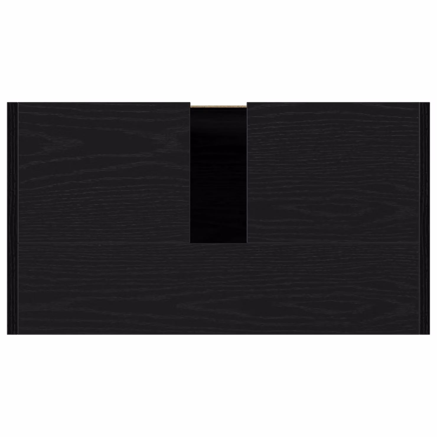 Berkfield Home Black Oak Bathroom Cabinet with Mirror, W/D/H: 60 x 33 x 61 cm – 4