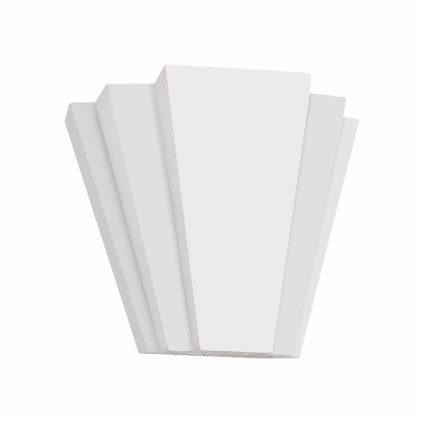 Harper Living Art Deco Up & Down Wall Light in White Ceramic Finish – 2