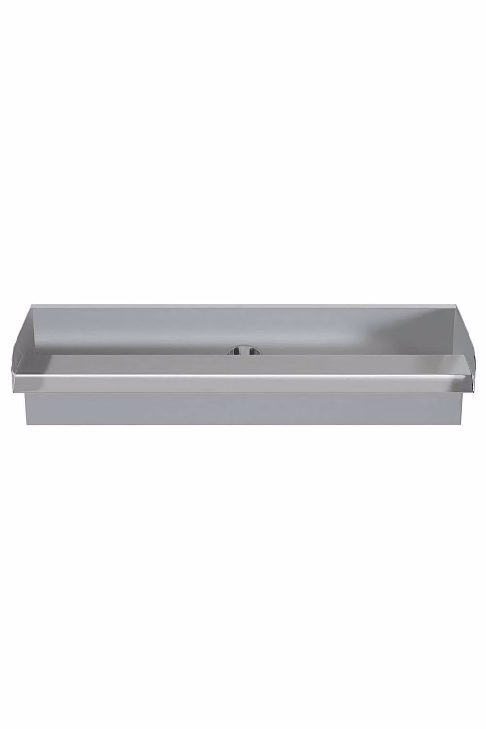 Living and Home Stainless Steel Wall-Mounted Water Blade Waterfall for Pools and Gardens, Silver, Width: 40 cm – 2