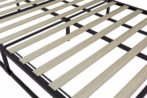 Birlea Soho Small Double Metal Platform Bed Frame in Black, W/D/H: 120 x 200 x 189.19 cm – 4