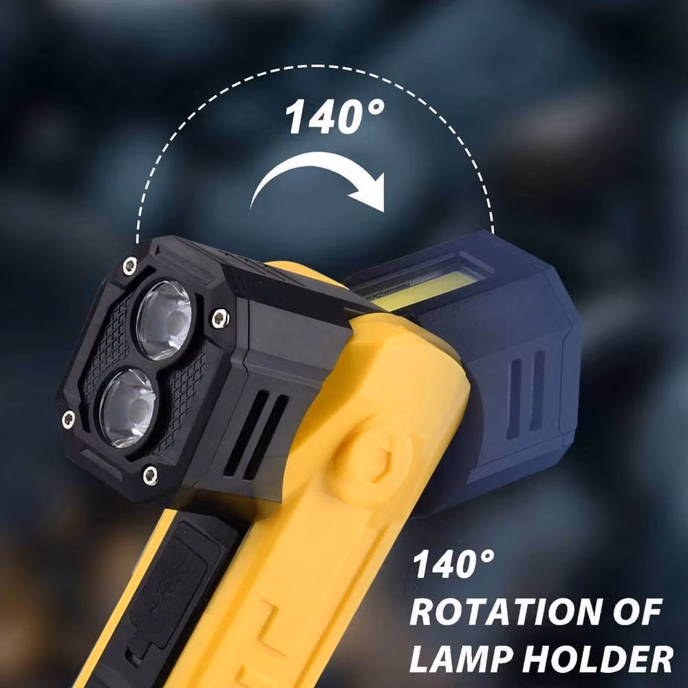EONLION Yellow LED COB USB Magnetic Inspection Work Light – 4