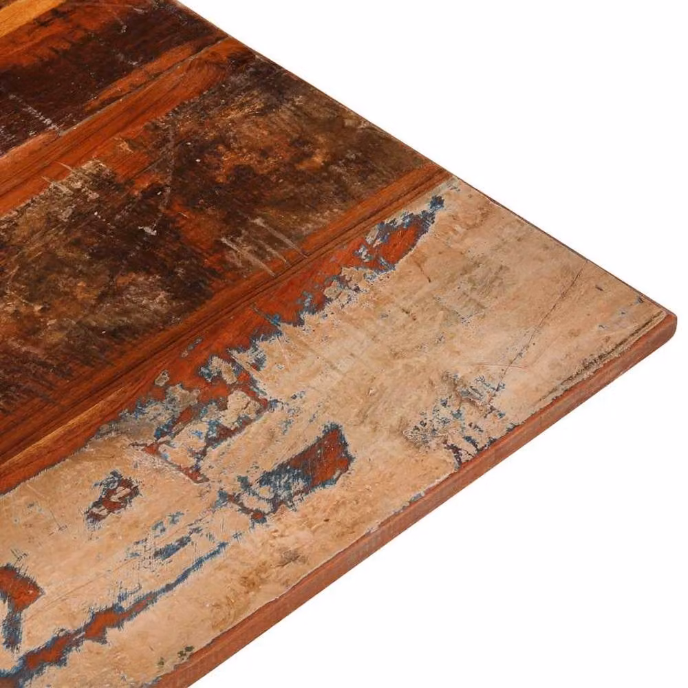 Berkfield Home Square Table Top in Brown Reclaimed Wood, W/D: 80 x 80 cm – 4